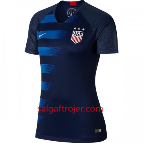 USA Fodboldtrøjer Dame Udebanesæt 2018 Kort ærmer USA Fodboldtrøjer Dame Udebanesæt 2018 Kort ærmer